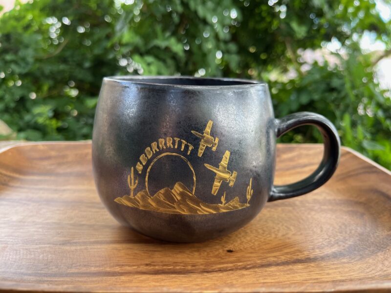 Pilot's Lounge - BRRT - Charcoal Mug