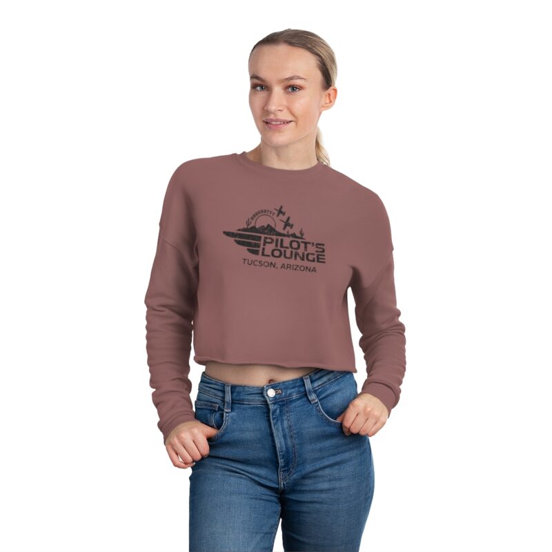 Pilot's Lounge Women's Cropped Sweatshirt