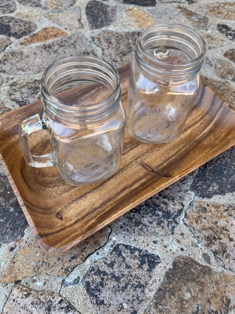 Pilot's Lounge - Etched Glass Mug - Image 2
