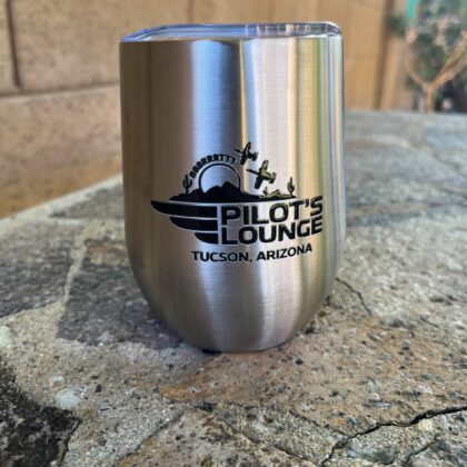 Pilot's Lounge - BRRT - Wine Tumbler - Stainless